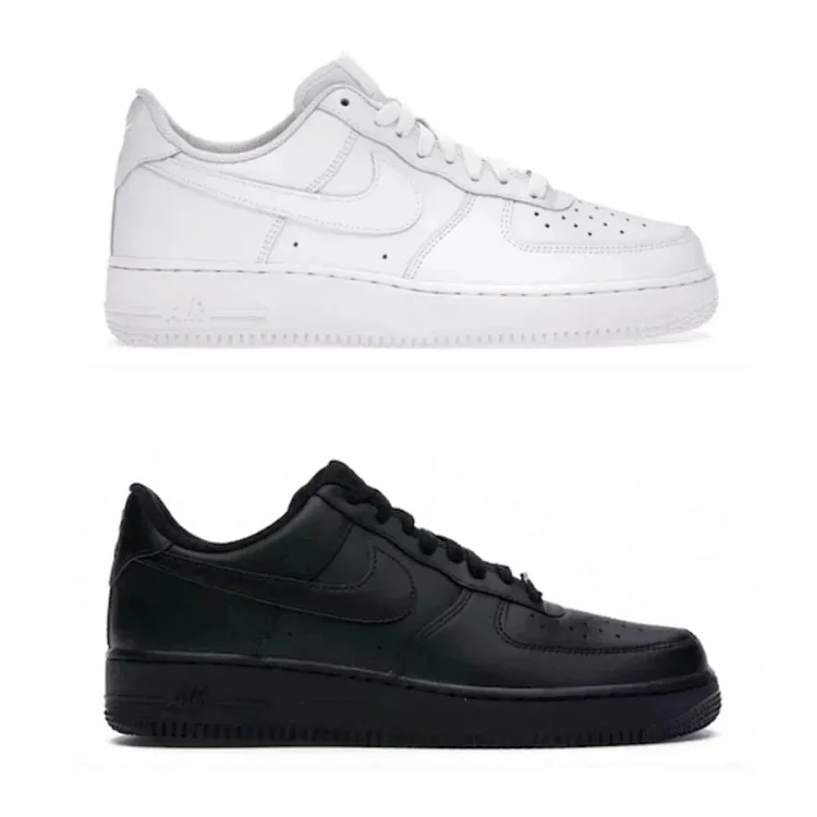 NIKE Air Force 1 Black and white classic  